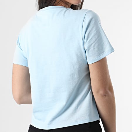 The North Face - Camiseta Crop Foundation Azul Mujer