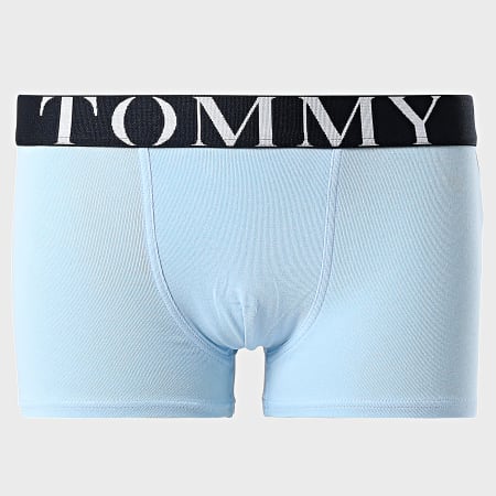Tommy Hilfiger - Lote de 2 calzoncillos bóxer para niños 0435 Azul marino Celeste