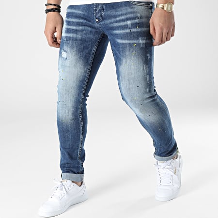 Uniplay - 665 Jeans skinny in denim blu