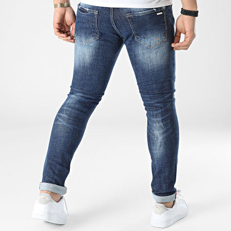 Uniplay - 674 Jeans skinny in denim blu