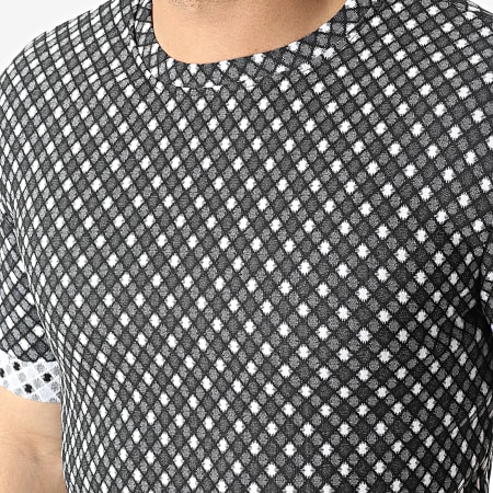 Uniplay - Tee Shirt Oversize UY808 Noir Gris Anthracite