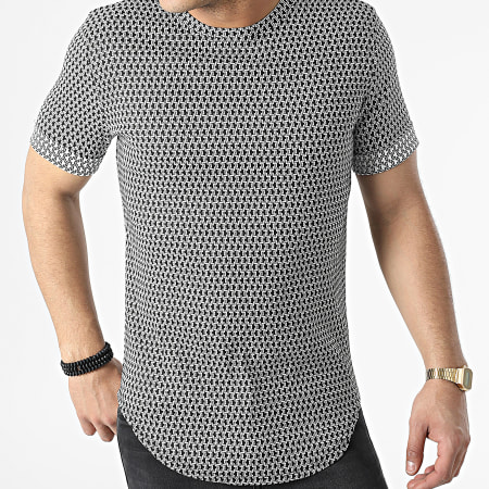 Uniplay - Tee Shirt Oversize UY806 Noir Blanc
