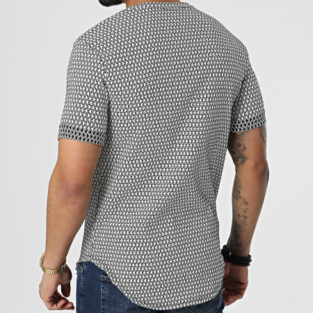 Uniplay - Tee Shirt Oversize UY806 Blanc Noir