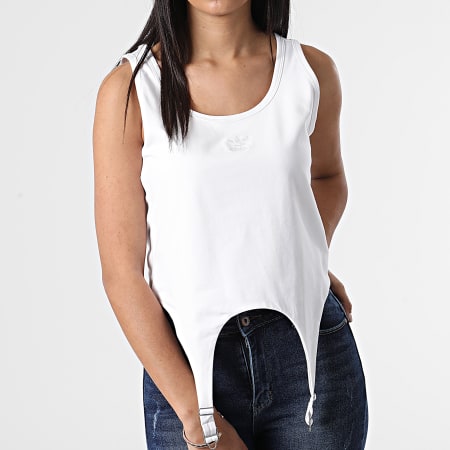 Adidas Originals - Camiseta de tirantes para mujer HF2005 Blanca
