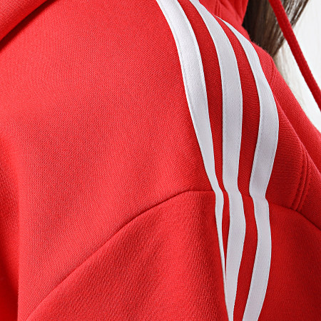 Adidas Originals - Felpa con cappuccio donna HC2017 Rosso
