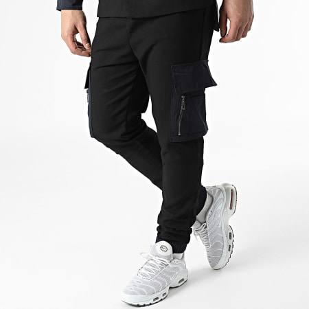 Classic Series - Set giacca e pantaloni da jogging KL-2040 nero