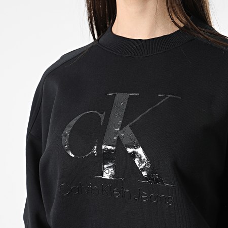Calvin Klein - Sweat Crewneck Femme 8164 Noir