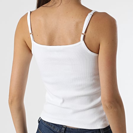Calvin Klein - Camiseta de tirantes para mujer 8689 Blanco