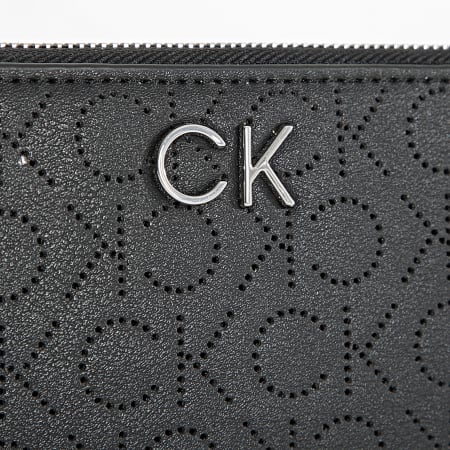Calvin Klein - Portefeuille Femme Re-Lock Slim 9485 Noir