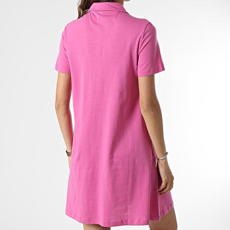 Only - Vestido Polo Mujer Fenja Rosa