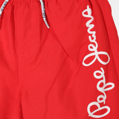 Pepe Jeans - Costume da bagno Shawn per bambini rosso