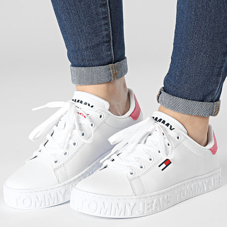 Tommy Jeans - Baskets Femme Cool Tommy Jeans Sneaker 1792 White