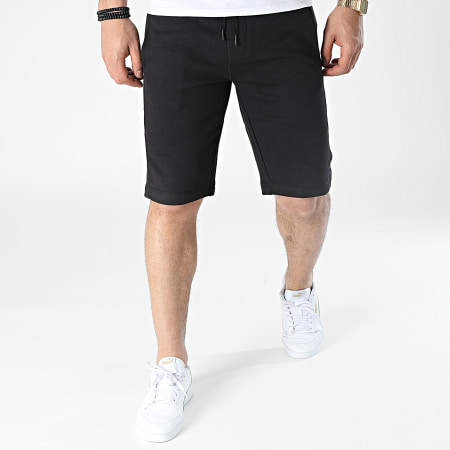 Calvin Klein - Monogram Logo Jogging Shorts 0065 Negro