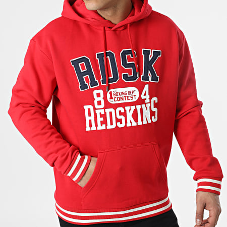 Redskins - Sweat Capuche Oakland Rouge