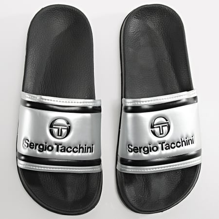 Sergio Tacchini - Claquettes Remix STM219008 Nero Argento
