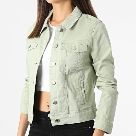 Veste Jean Femme Soya Vert Kaki