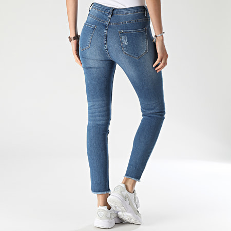 Girls Outfit - Jeans skinny da donna A1040 Denim blu