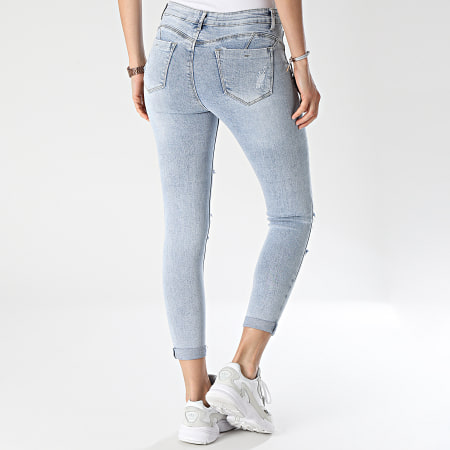 Girls Outfit - Jeans skinny da donna A271 lavaggio blu