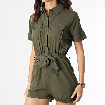 Girls Outfit - Playsuit de mujer R393 verde caqui