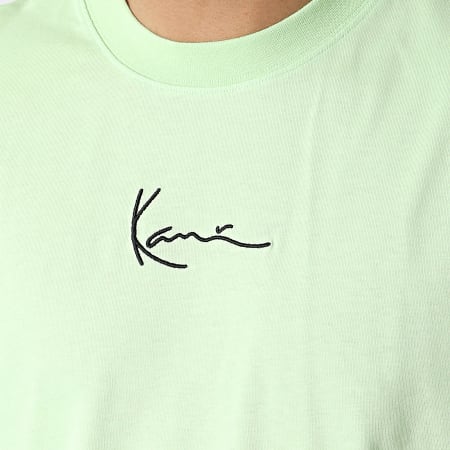 Karl Kani - Tee Shirt Small Signature 6037051 Vert Clair