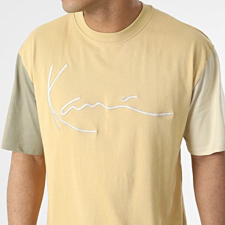 Karl Kani - Camiseta Signature Block 6034001 Sable Gris Beige