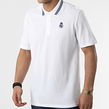Adidas Sportswear - Polo Manches Courtes Real Madrid H59050 Blanc