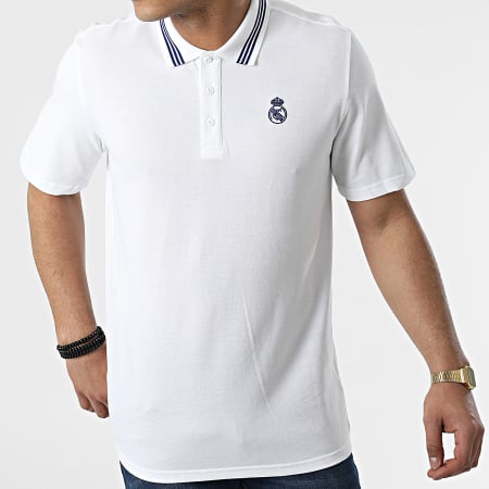Adidas Sportswear - Polo Manches Courtes Real Madrid H59050 Blanc