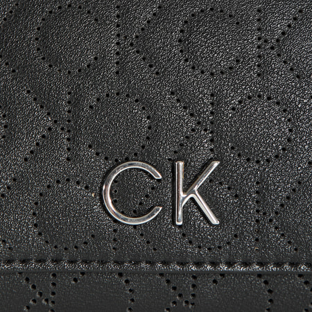 Calvin Klein - Portefeuille Femme Re-Lock Trifold 9496 Noir