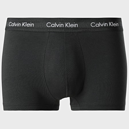 Calvin Klein - Lot De 3 Boxers Cotton Stretch U2664G Beige Bleu Clair Noir