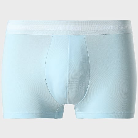 Calvin Klein - Set di 3 boxer in cotone elasticizzato U2664G Beige Azzurro Nero