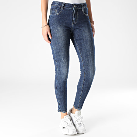 Girls Outfit - RL-515 Jeans slim da donna blu