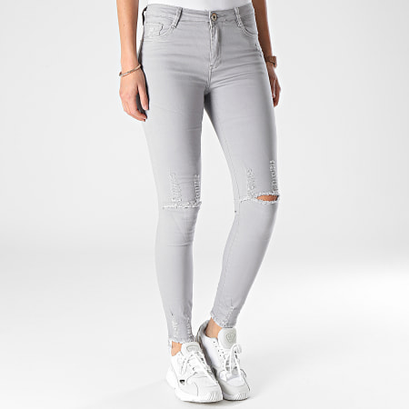 Girls Outfit - Jeans slim donna 1880 grigio