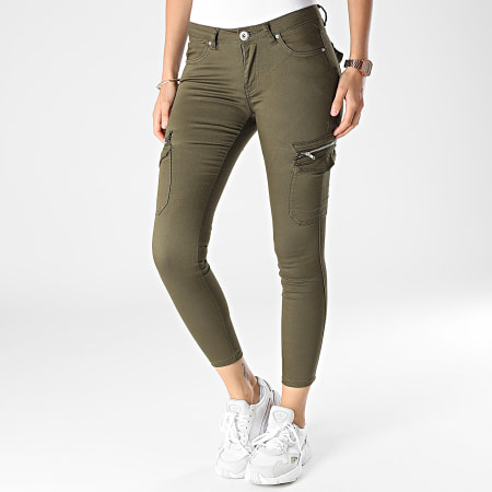 Girls Outfit - Jeans skinny da donna 1881 Verde Khaki