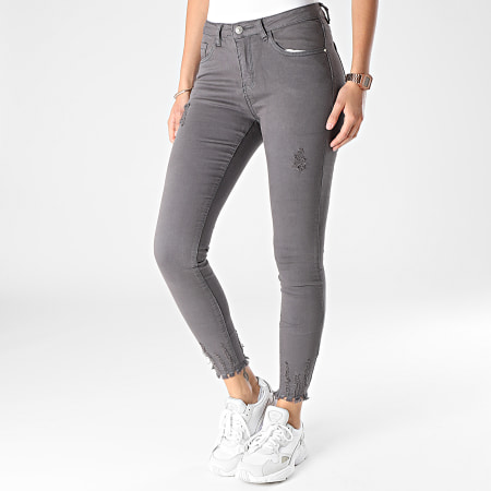 Girls Outfit - Jean Skinny Femme 1109 Gris
