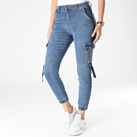 Girls Outfit - Jeans 803 Slim Donna Denim Blu