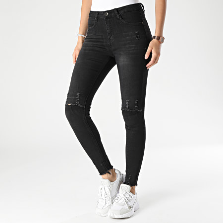 Girls Outfit - Jeans skinny da donna 1052 Nero