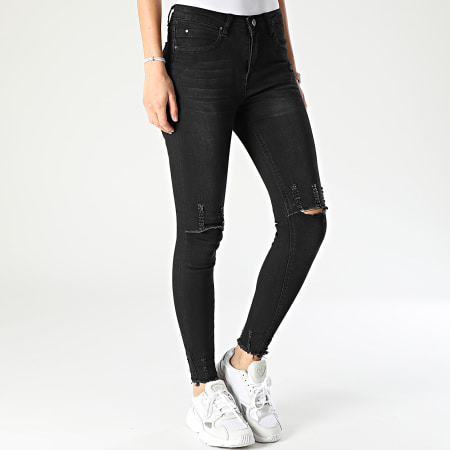 Girls Outfit - Jeans skinny da donna 1052 Nero