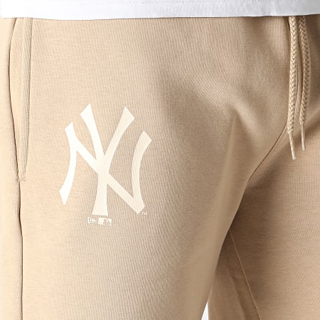 New Era - Pantaloni da jogging League Essential New York Yankees 13113878 Cammello chiaro