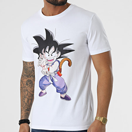 Dragon Ball Z - Maglietta bianca Goku Kameha