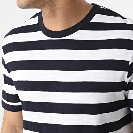 Jack And Jones - Camiseta Blatropic Stripe White Navy