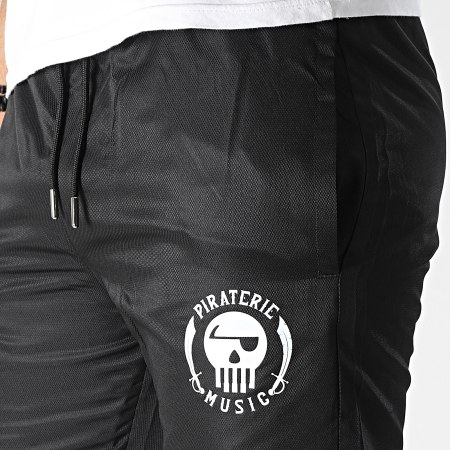 Piraterie Music - Pantalon Jogging Diamant Logo Noir