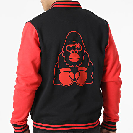 Sale Môme Paris - Osito Gorila Chaqueta Negro Rojo