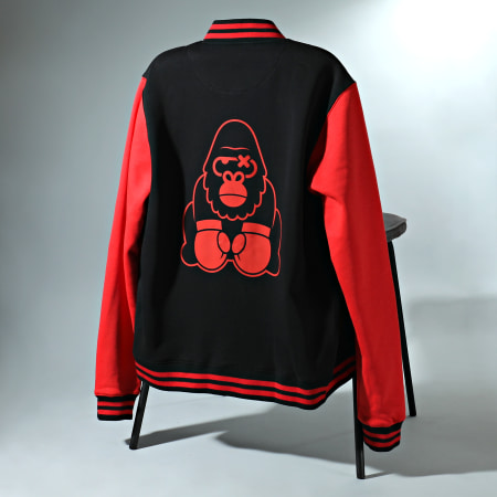 Sale Môme Paris - Osito Gorila Chaqueta Negro Rojo