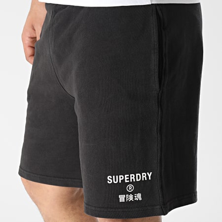 Superdry - Código Core Sport Jogging Shorts M7110324B Negro