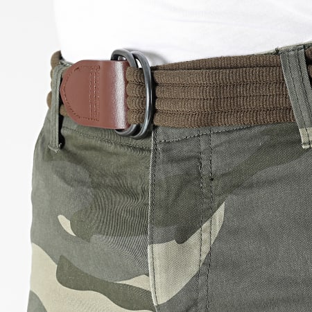 Classic Series - Pantalones cortos cargo de camuflaje H70022Y62147K Caqui Verde