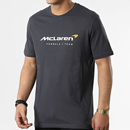 McLaren - Camiseta Team Core Essentials TM1346 Gris Carbón