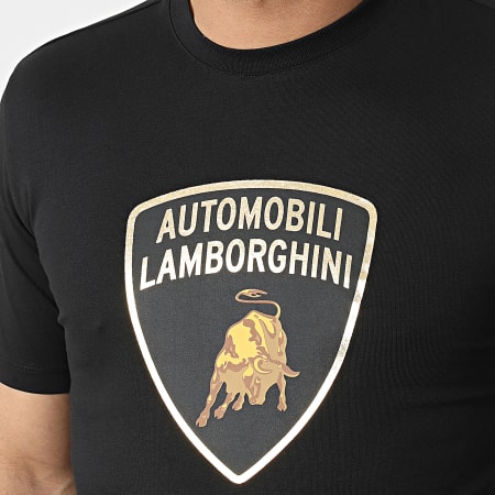 Lamborghini - Tee Shirt 72XBH023 Noir Doré