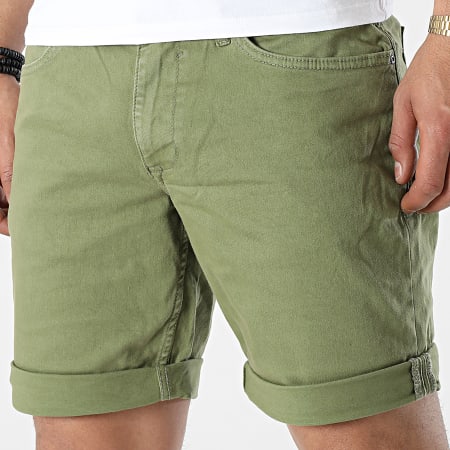 Blend - Slim Twister Jeans Shorts Khaki Verde