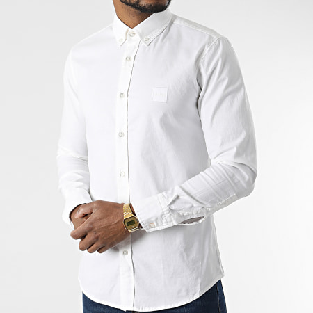 BOSS - Chemise Manches Longues Mabsoot 50467324 Blanc