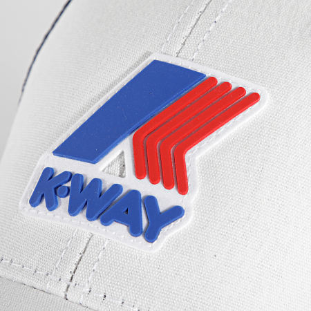 K-Way - Cappello Trucker Macro Logo Bianco
